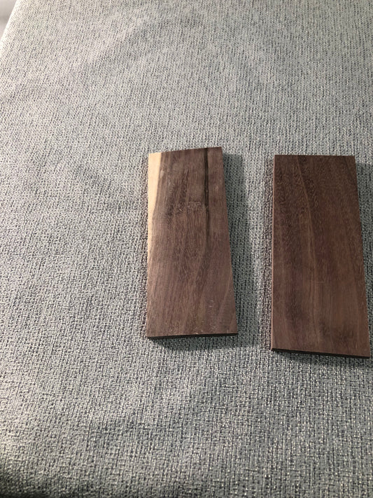 Black Walnut Knife Scales | .375" Thickness | 2” x 5"