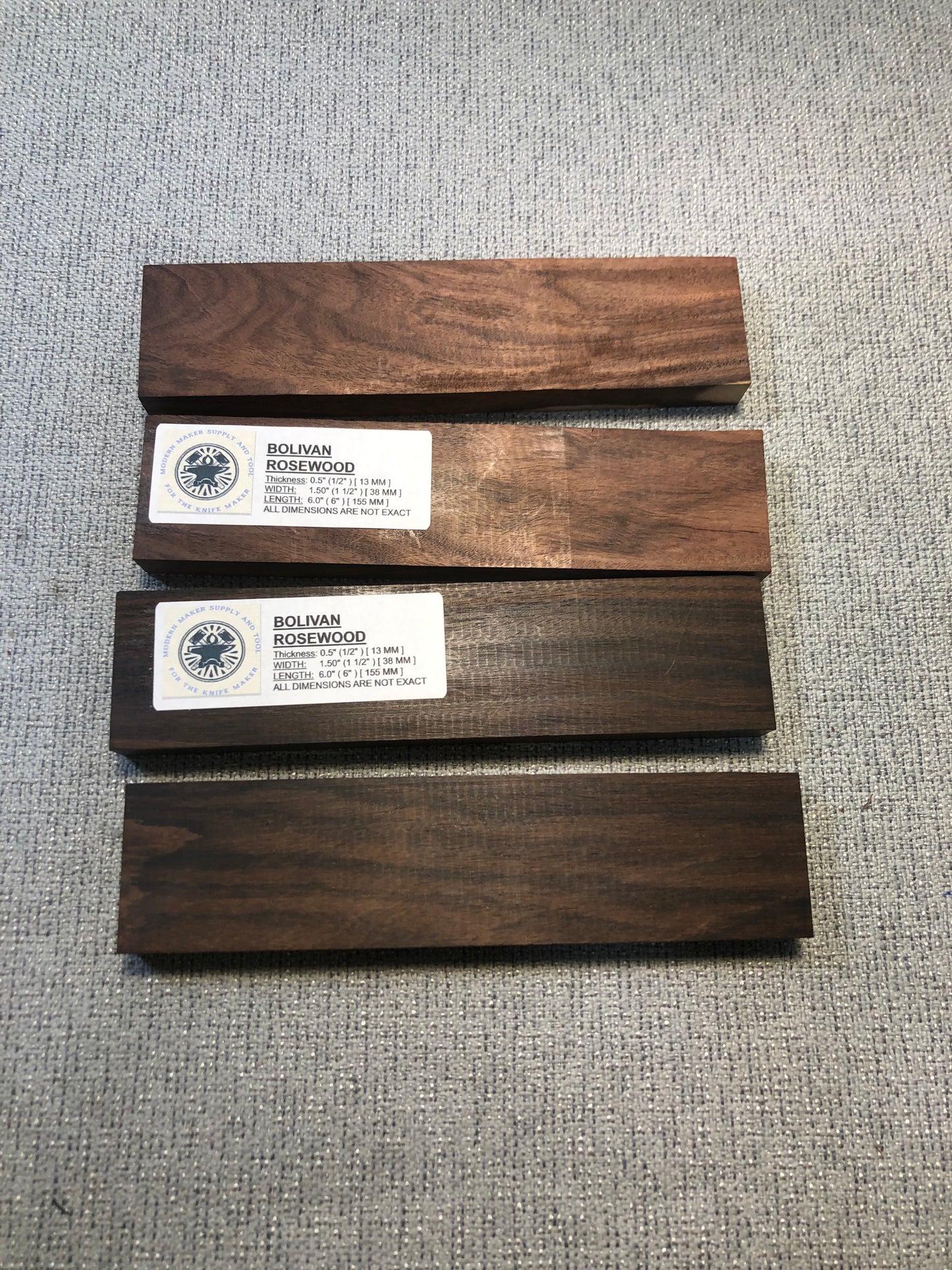 Bolivian Rosewood knife handle scales, hard wood, folding knifes, fixed blade, handle material, gun grips, pistol handles craft wood exotic