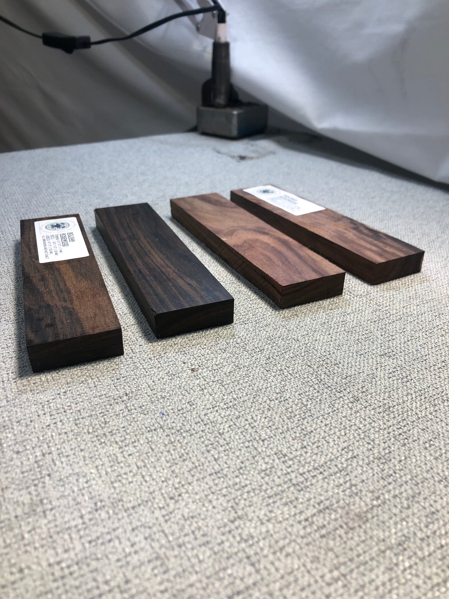 Bolivian Rosewood knife handle scales, hard wood, folding knifes, fixed blade, handle material, gun grips, pistol handles craft wood exotic